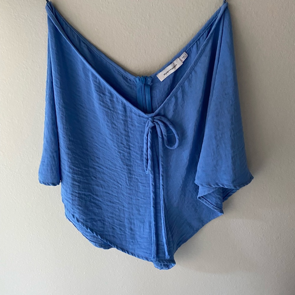 Blue Tank Top & Short Set - Picture 4 of 4